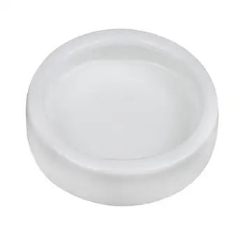 

2PCS Crawler Anti-Escape Round Food Basin Food Dishes Ornamental Feeding Supplies