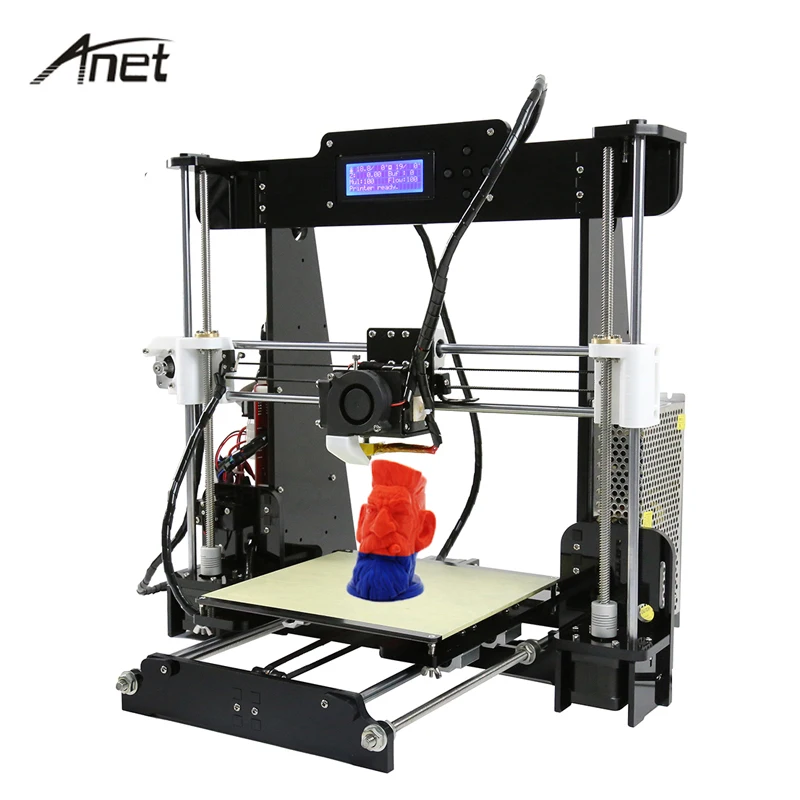 Anet A8 High Precision 3D Printer Kit Reprap Prusa i3 DIY 3D Printer Kit Large Size