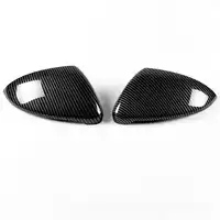 Carbon Fiber Pattern Car Door Wing Mirror Covers Styling trim 2pcs For VW Golf 7 GTI Mk7 2013 2014 2015 2016 2017
