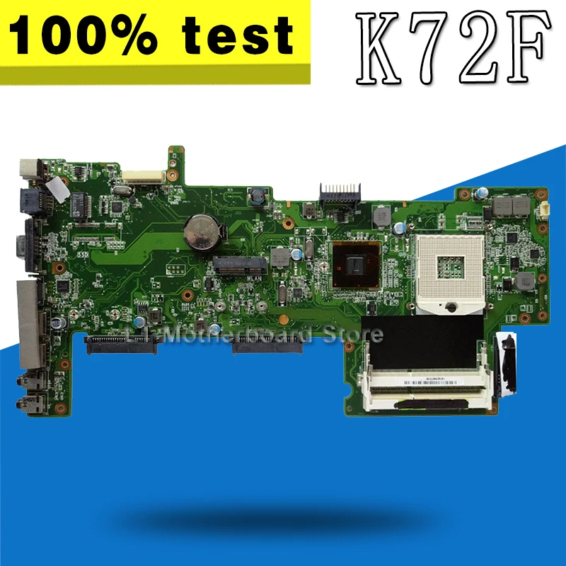 K72F материнской REV2.0 HM55 DDR3 для ASUS X72F K72F A72F Материнская плата ноутбука K72F плата K72F тест материнской платы 100% OK