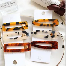 Женская винтажная леопардовая заколка для волос Расческа заколка шпилька аксессуары заколки для волос инструменты для ухода за красотой Прямая