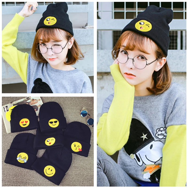 

Hot Sale! Women Winter Hat For Women Skullies Beanies Knitted Hat Female Winter Cap Brand Beanies Hat Fashion Headgear Wholesale