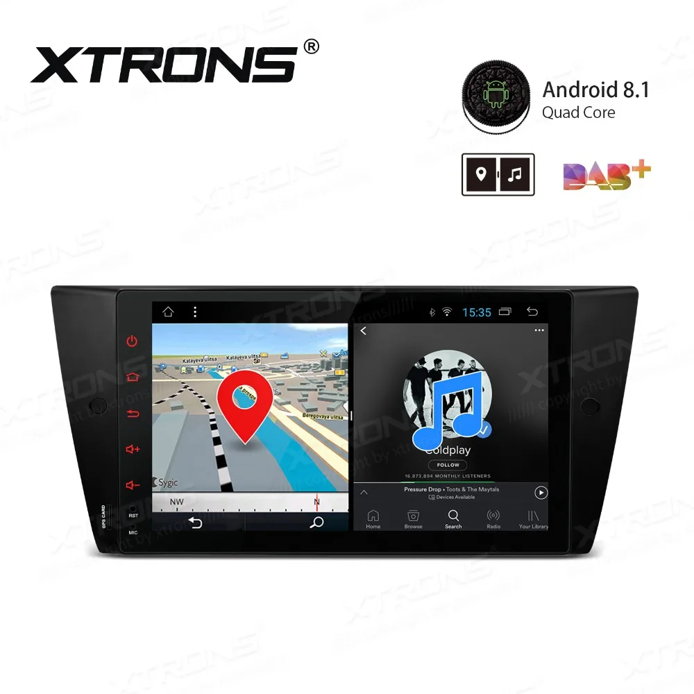 XTRONS 9 &quotAndroid 8 1 Автомобильный мультимедийный Радио стерео для BMW E90 Sedan 2005 2012 E91 E92 E93