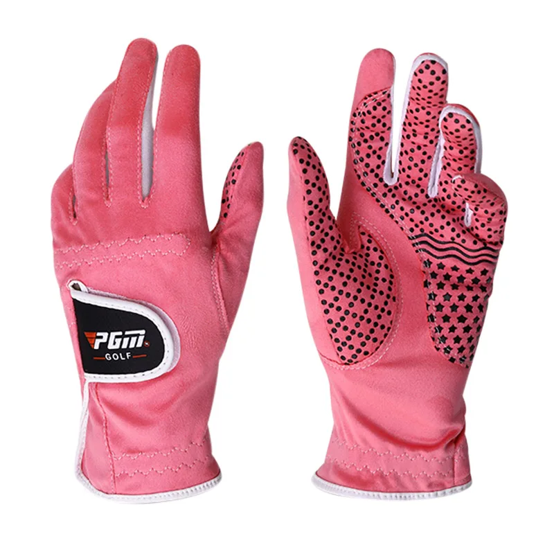 1pair PGM Golf Gloves Women Left Right Hand Anti slip Soft Breathable