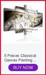 5 шт. элегантные цветочные плакаты и принты орхидеи цветы настенные художественные картины на холсте модульные картины для гостиной домашний декор