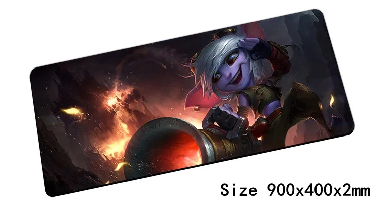 

Tristana mouse pad 90x40cm pad mouse lol notbook computer mousepad Yordle Gunner gaming padmouse gamer laptop mouse mats