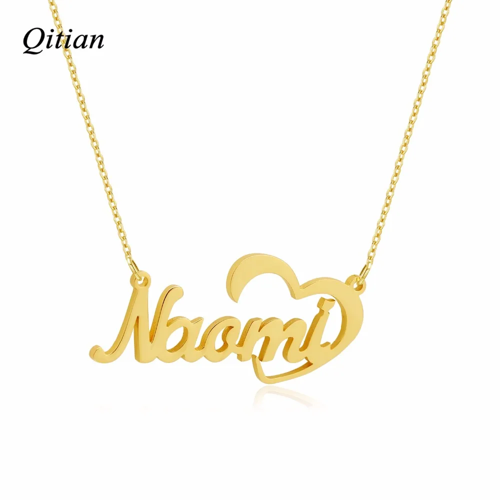 

Custom Personalized Name Choker Gold Color Handwriting Signature Customized Romantic Gift Stainless Steel Necklace