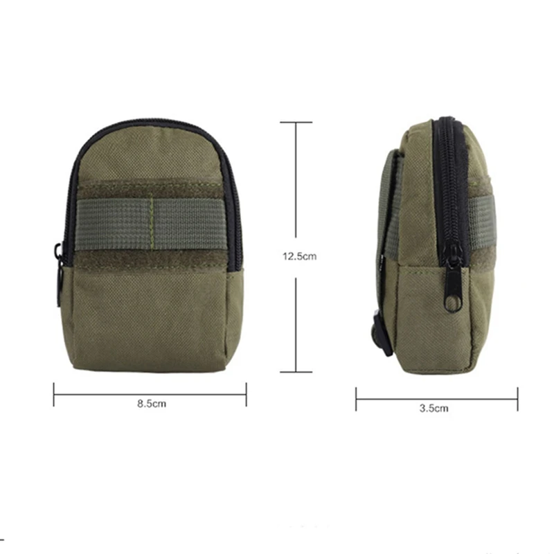 

Tactical Utility Pouch Waterproof Outdoor Pocket Waist Pack Wear-resistant Phone Bag EDC Pouch Organizer For Camping Hiking