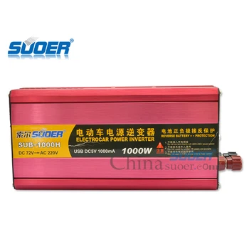 

Suoer【 Modified Sine Wave Inverter 】 24v dc 220v ac power inverter 1000W solar power inverter(SUB-1000H)