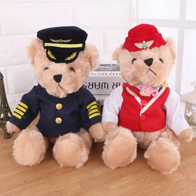 airline pilot teddy bear