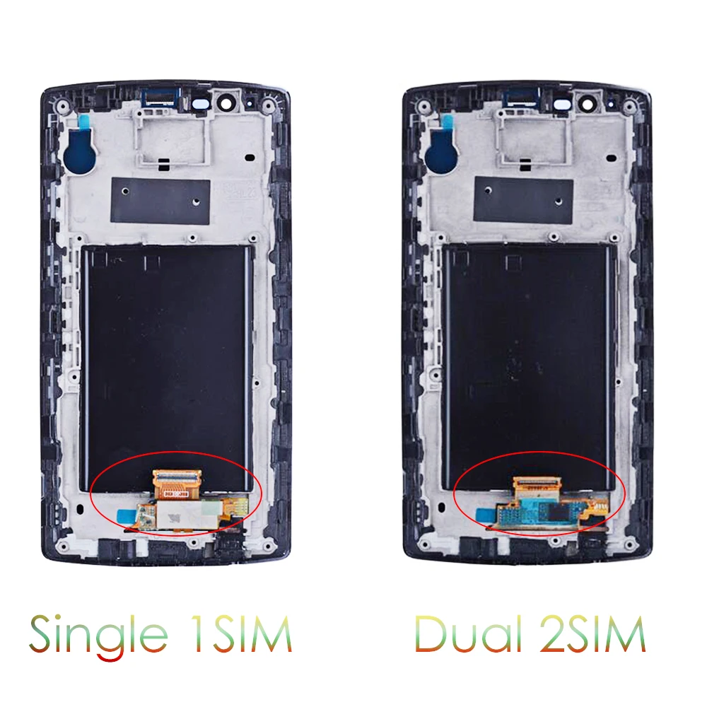 Жк дисплей Sinbeda 5 дюйма для LG G4 сенсорный экран с рамкой в сборе H815 H818 H812 H810 H811 LS991