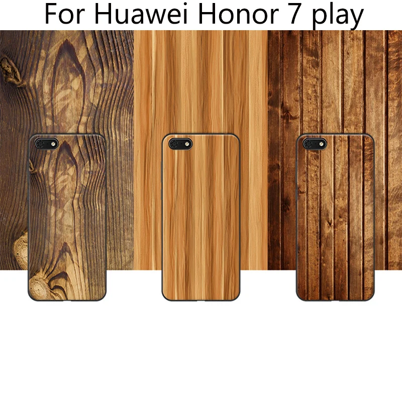 

2pcs Wood grain phone cases For Huawei Honor 7 play case soft back cover For Huawei Honor 7play DUA-AL00 shell Honor7 play case