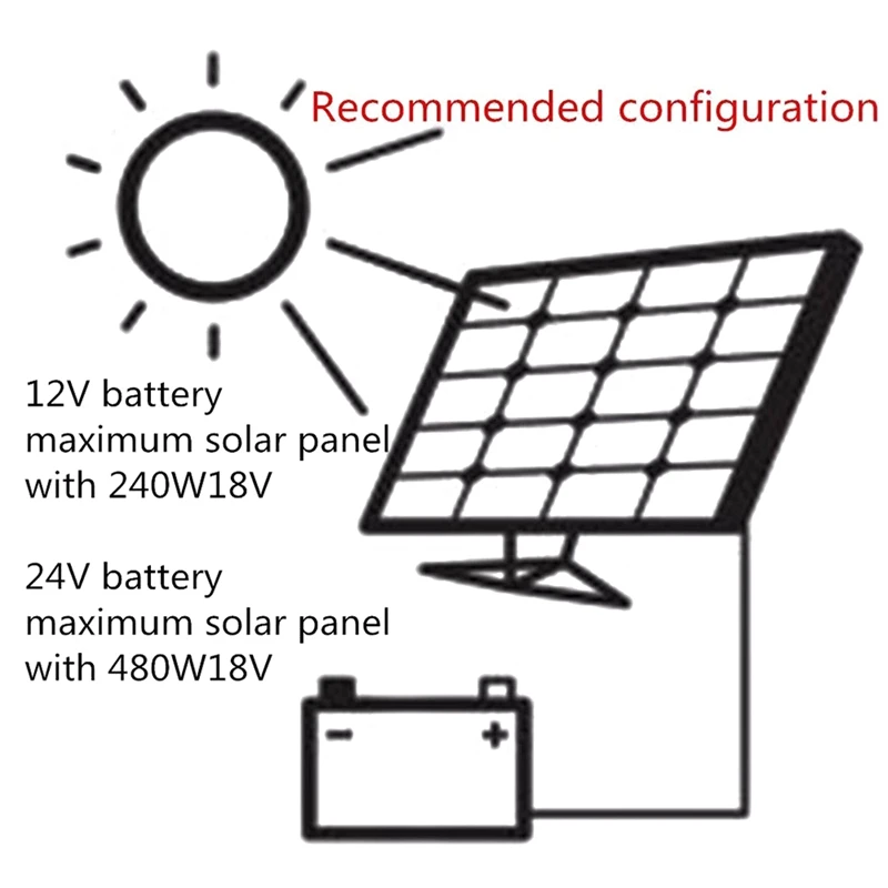 30A 12В/24В LCD Интеллектуальный автоматический регулятор заряда PWM солнечной