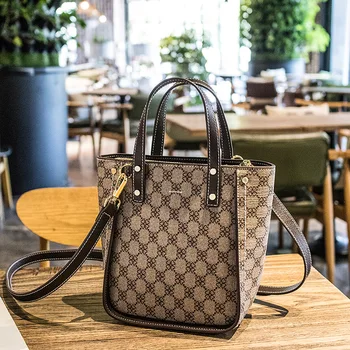 

New Package 2019 Printed Bucket simple women bag Fashion Handbag Single Shoulder bags crossbody Bag lady's Handbags