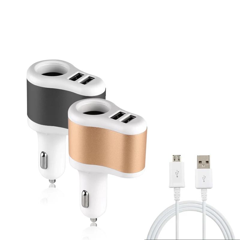 Car Charger Dual USB Cigarette Lighter usb Car Charger Adapter Charging