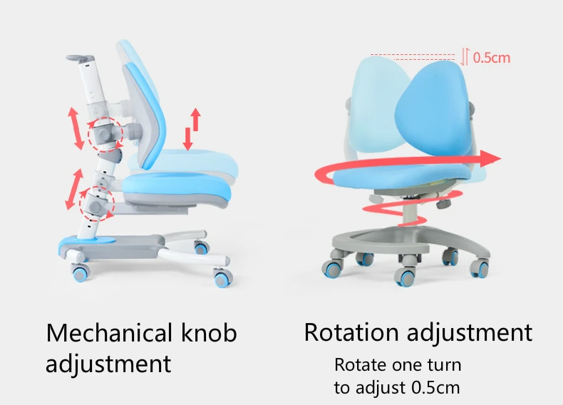 Многофункциональный бытовой дети корректирующие сидя стул поднял компьютерное кресло Регулируемая написание кресло с подставкой для ног