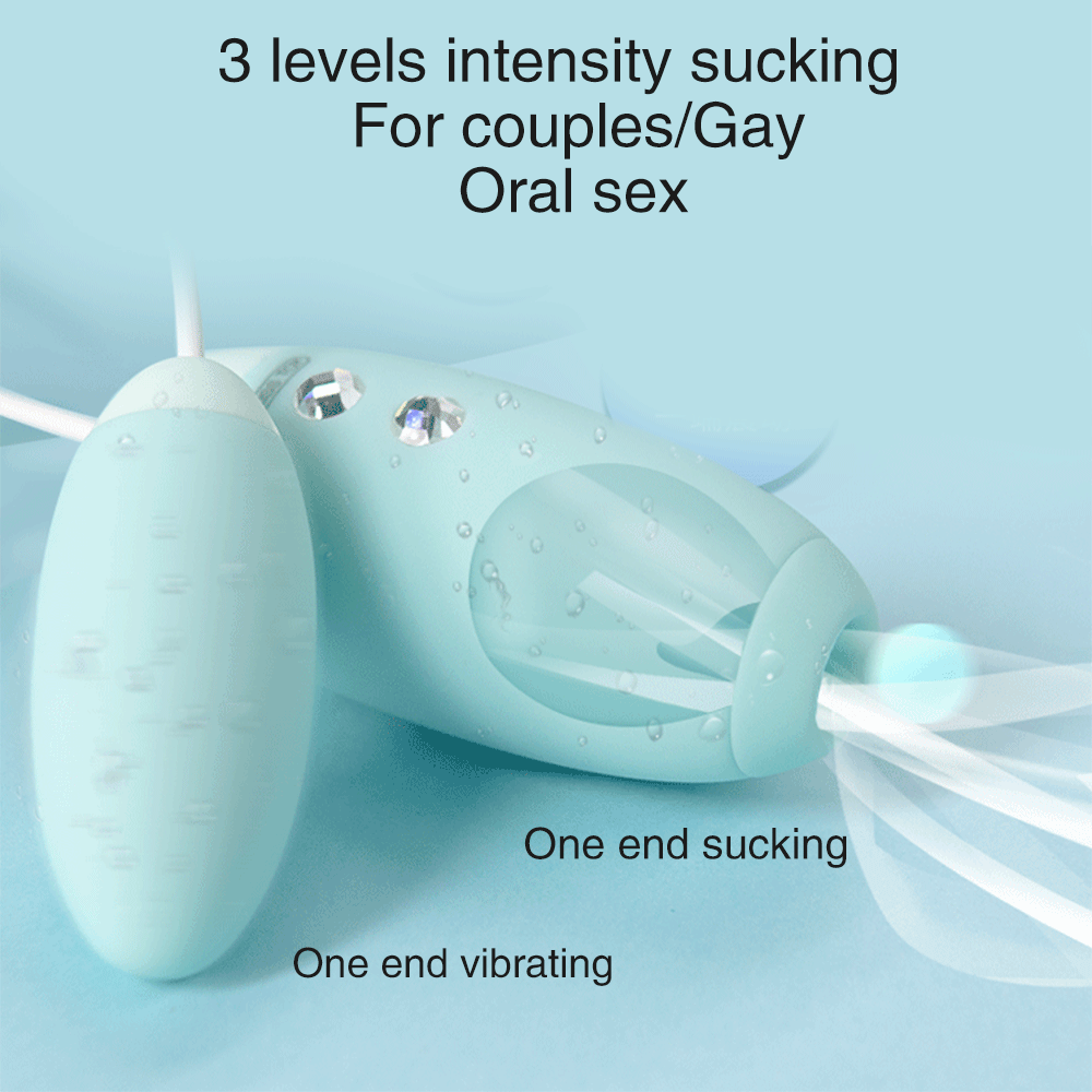 Nipple Sucker Female Masturbator Vibrate Dual Charge Egg Vibrator G-spot Vaginal Massage Jump Egg Masturbator Vibratore Sex Toy (1)