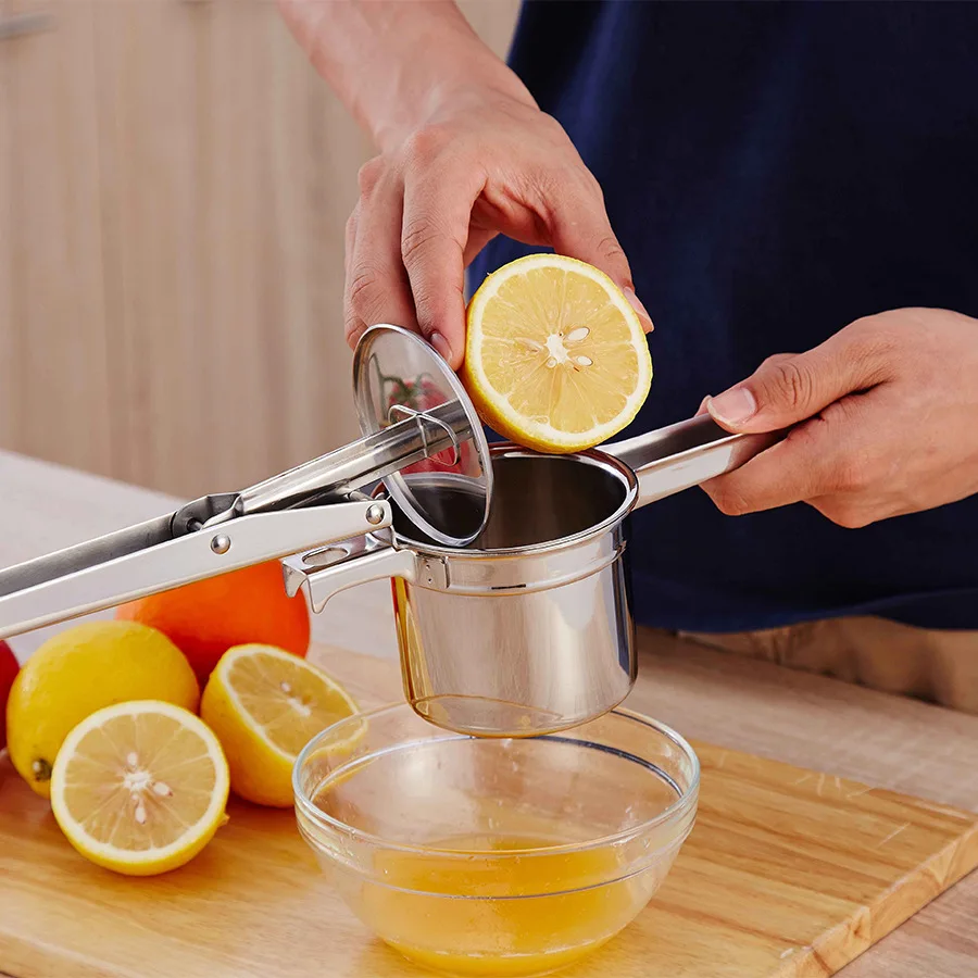  Manual juicer Stainless Steel Orange Juicer Fruits Vegetables Lemon Citrus Tangerine Juice Squeezer - 4000026562095