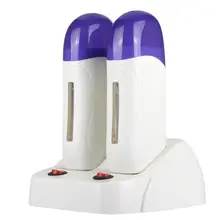 Двойной нагреватель воска для депиляции, горячее удаление волос, рулон для депиляции, машина для депиляции, салон красоты с нагревателем