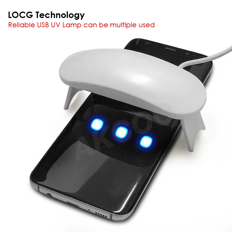 Продажа Akcoo Note 9 Полный Клей Стекло экран протектор с жидким клеем для samsung S8 9 Plus note 8 S7 edge чехол дружественный протектор