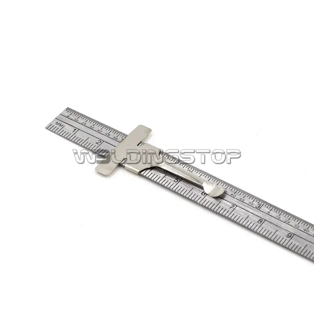 Depth Gauge pocket clip, inch metric equivalent, Stainless Steel muli