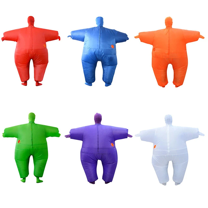 Sumo Inflatable Wrestling Suit Cosplay Costumes Inflated Garment Halloween Christmas Party Clothes Full Body Suits Toy