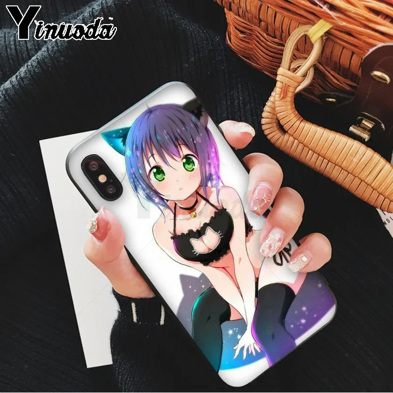 Sexy cartoon the anime kawaii Girl Cat