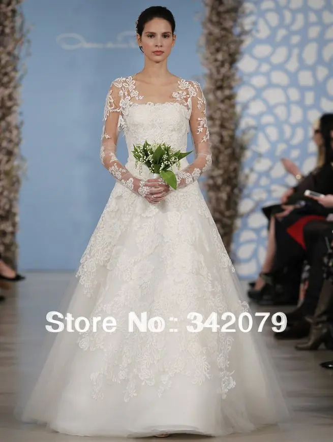 Ph11930 Lyon Chantilly Lace Tulle Sin Tirantes Del Vestido De Oscar Renta Marfil Espalda Abierta De Encaje De Manga Larga De Encaje Vestidos De Novia Lace Wedding Dress Wedding Dresslace Wedding Aliexpress