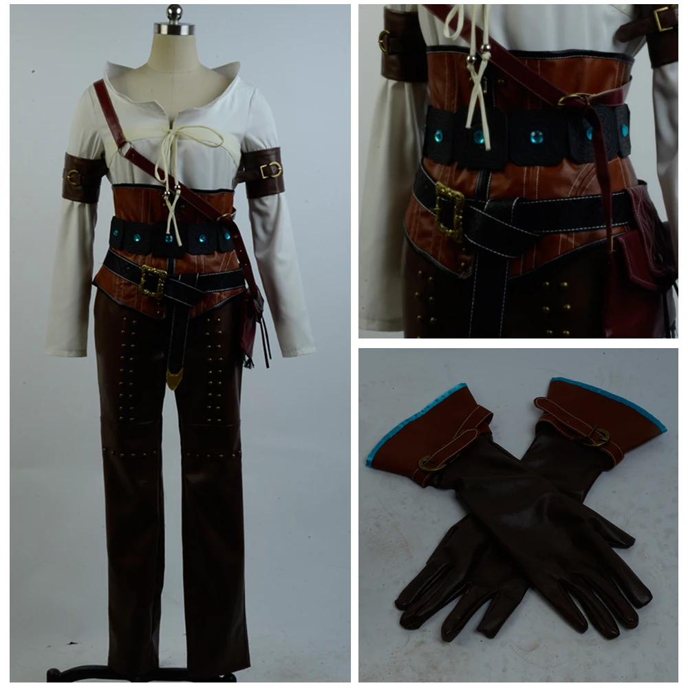 

The Witcher 3 Cosplay costume Wild Hunt Cirilla Fiona Elen Ciri Cosplay Costume Outfit Suit For Adult Women