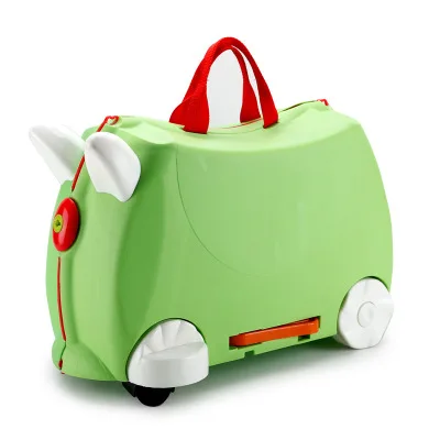 Детский чемодан может сидеть и кататься, можно тащить ребенка, мультяшный чемодан, Детские уличные игрушки, детские игрушки для хранения