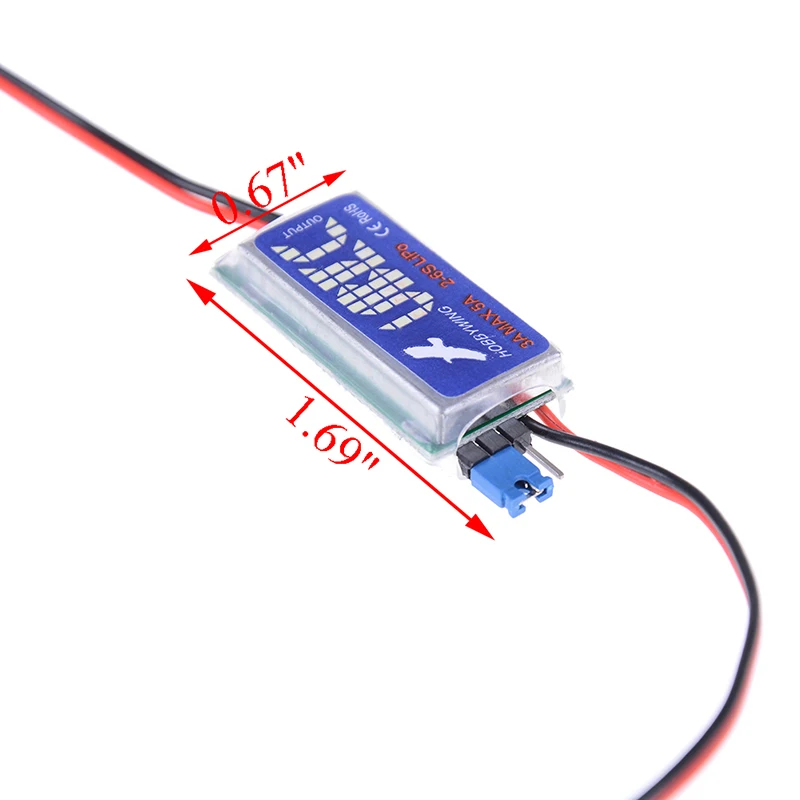 1Pc 3A RC UBEC Hobbywing RC UBEC 5V 6V 3A Max 5A Switch Mode Lowest RF Noise BEC For RC Model Switches