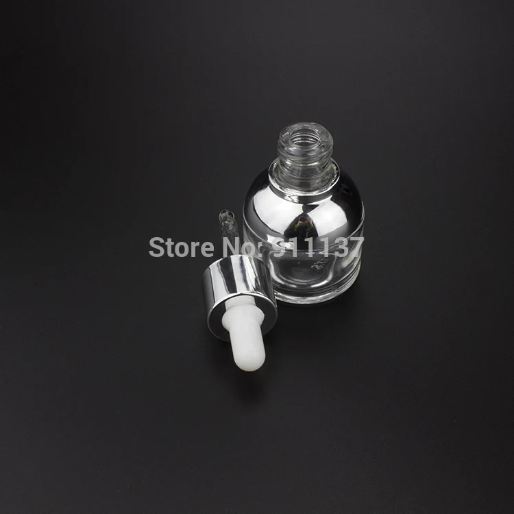 Cosmética do Conta-gotas dos Pces Claro do Conta-gotas de Vidro 30ml para Óleos 30ml da Garrafa Recipiente Essenciais Claro 100 30 ml 3 30 ml, recipiente claro do conta-gotas 30ml