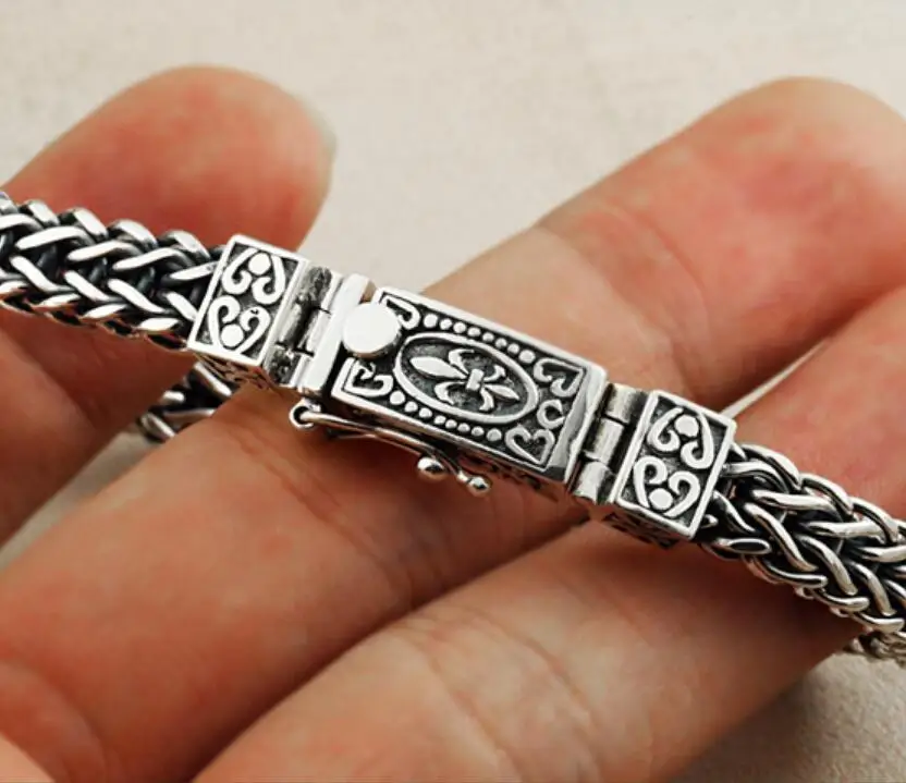 Cheap sterling silver bracelet men