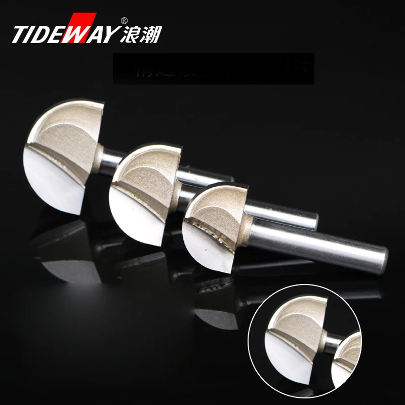 Tideway 1/2 &quot1/4&quot хвостовик двойной фреза для отделки кромки биты деревянной бухты