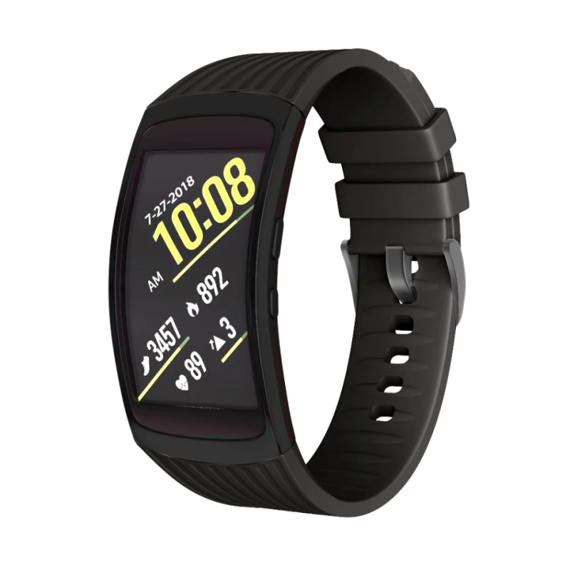 Силиконовый ремешок для часов samsung Galaxy gear Fit 2 SM-R360, мягкий высококачественный спортивный сменный ремешок для samsung gear Fit 2 Pro