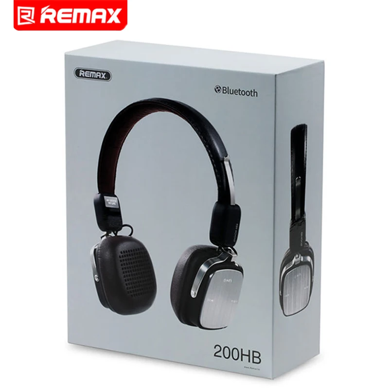 Remax 200HB Bluetooth наушники Handsfree Беспроводные наушники музыкальные наушники стерео Складная гарнитура для iPhone 6 Galaxy htc