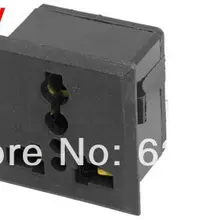 AC 250 В 13a США Великобритания ЕС ЕВРО АС Панель крепление оснастки в универсальное Мощность розетка сосуд черный