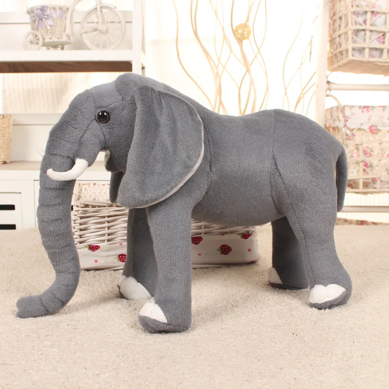 BOLAFYNIA Детская плюшевая мягкая игрушка слон детские плюшевые игрушки для рождества подарок на день рождения Имитация слона