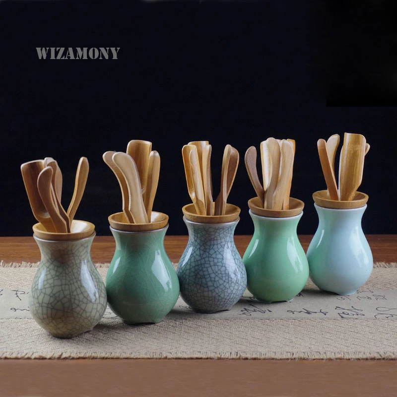 Китайский Longquan Celadon Чайный фильтр шесть джентльменов глазурь керамический