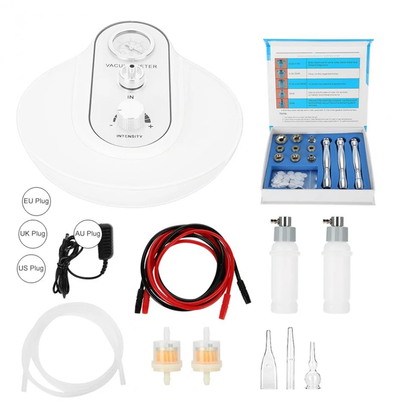  2019 Portable 3 IN 1 Diamond Skin Rejuvenation Anti-Aging Device Exfoliating Firming Wrinkle Beauty