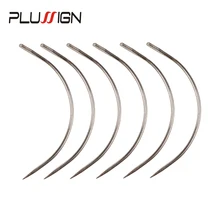 Plussign C Тип иглы Прочный 6 см изогнутые иглы Бестселлер салон Инструменты для укладки не ржавые вьющиеся волосы удлинительная игла