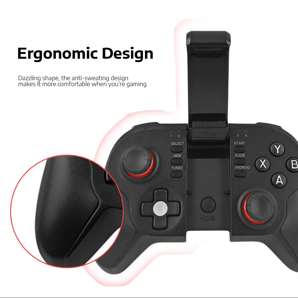 Унив. игровой X9 беспроводной 8 м Bluetooth подключение геймпад игровой контроллер Джойстик с кронштейном совместимый для Android iOS Win 7/8/10