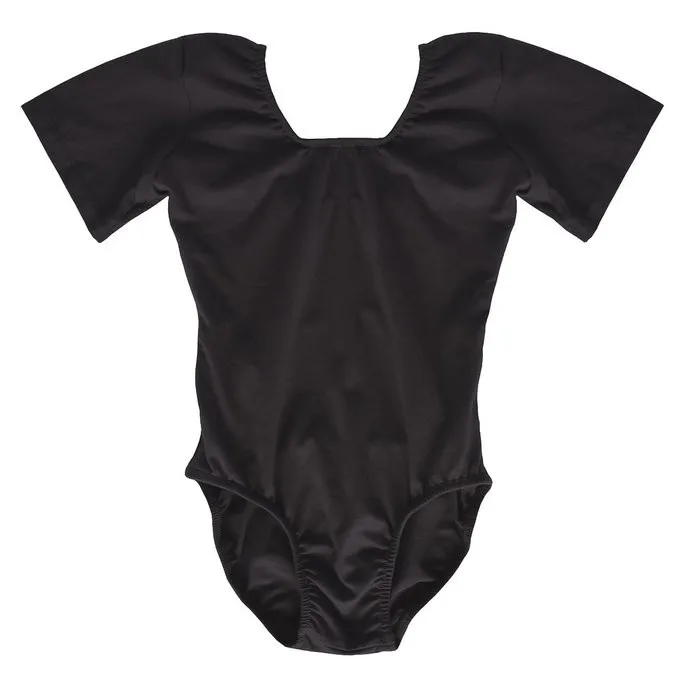 Black Short sleeve leotard _