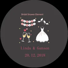 100 шт. пользовательские Стикеры и индивидуальный логотип свадьбы Стикеры s ваш собственный дизайн Стикеры s персонализированные Стикеры s Boda