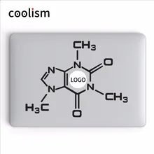 Caffeine молекулярная наклейка для ноутбука наклейка для Apple наклейка на MacBook Pro Air retina 11 12 13 15 дюймов Mac поверхность книга кожа DIY Наклейка