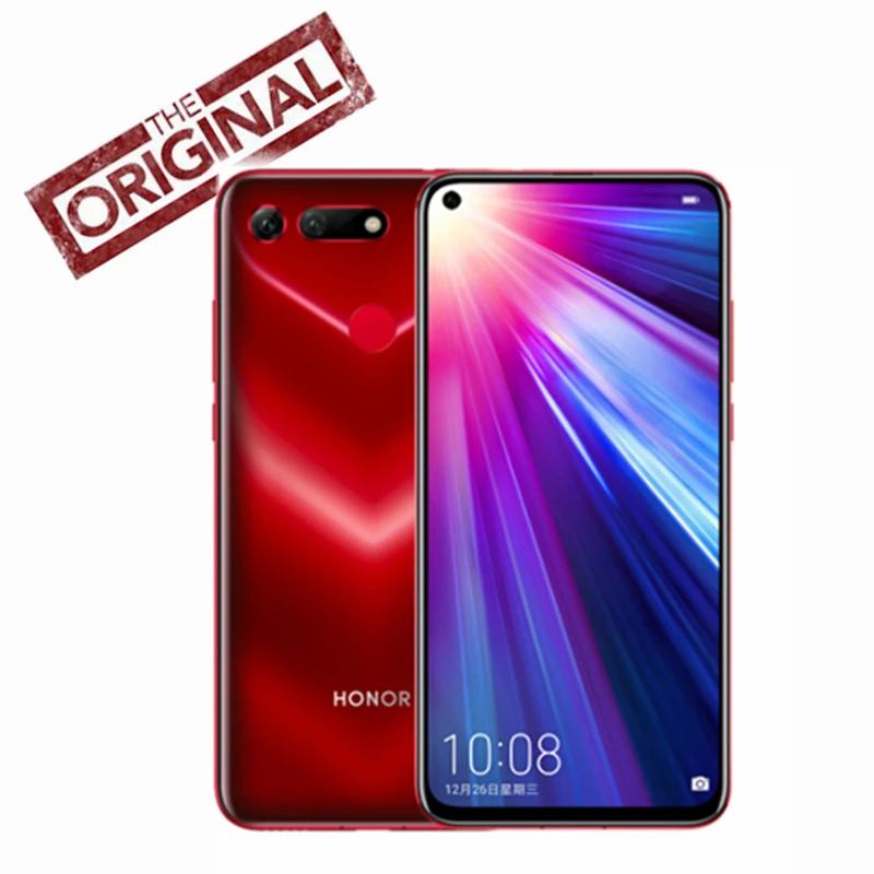 Honor V20 Honor View 20 мобильный телефон NFC Face ID Kirin 980 Восьмиядерный Android 9,0 OS 6,4 дюймовый экран 4000 мАч