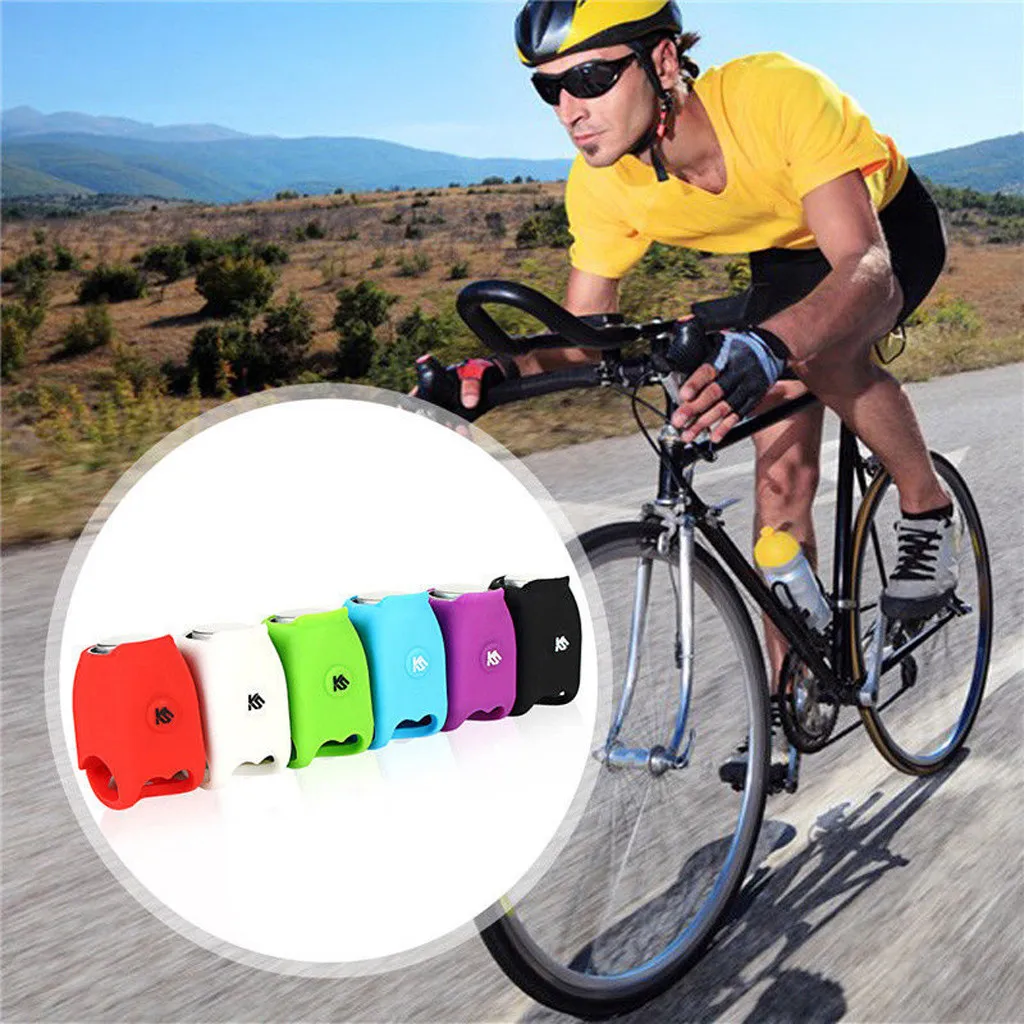 

6 Kinds of Voices 120 dB Bicycle Silicone Electronic Horn Accessories Warning Mountain Bike Riding Equipment IPX4 Waterproof