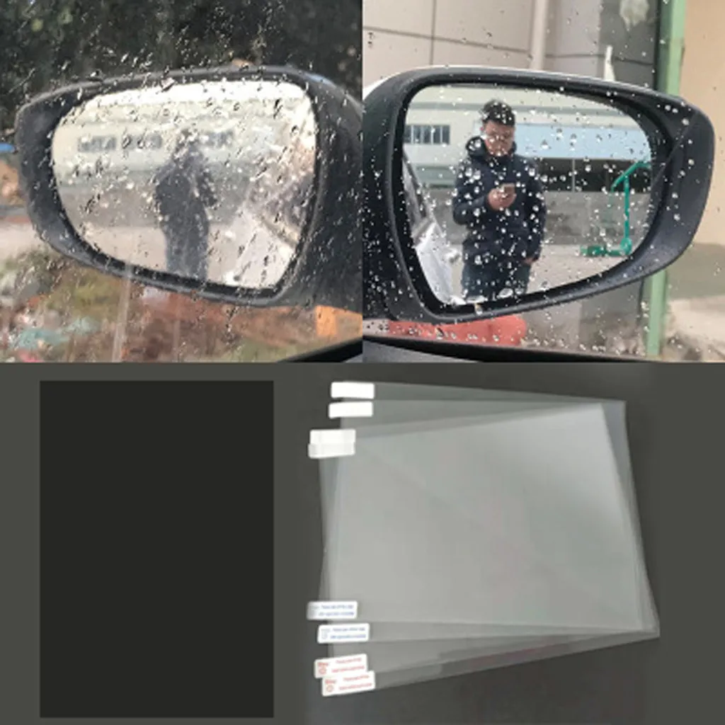 Автомобильная пленка против водяного тумана, противотуманная непромокаемая зеркальная защитная пленка заднего вида cay styling dropshipping