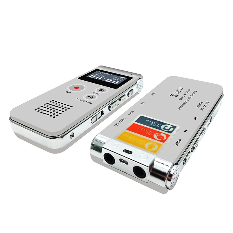 Портативный 8G/16G Диктофон USB 96 часов воспроизведения диктофон Цифровой Аудио Звук