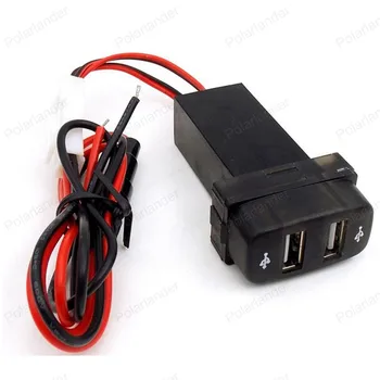 

Dual 2 Port USB adapter 5V 2.1A Car DC-DC Power Inverter Converter for smart phone & Mobile Special Car Charger for MITSUBISHI